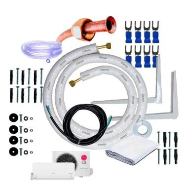 Imagem de Kit Instalação Completo Para Ar Condicionado Split HW LG Dual Inverter