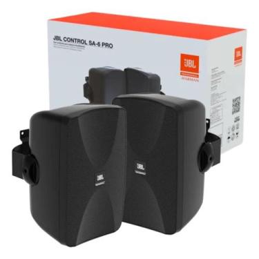 Imagem de Par de Caixas JBL Control SA-6 PRO Passiva Preta - 100 Watts RMS