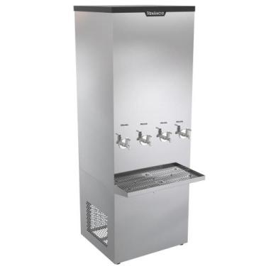 Imagem de Bebedouro Industrial 200 Litros Venâncio Inox 4 Torneiras Geladas 220V