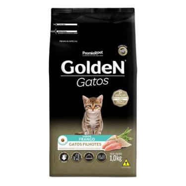 Imagem de Ração Golden Gatos Filhotes sabor Frango 1 Kg, 3025-001