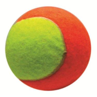 Imagem de Brinquedo LCM Cães Bola Tenis Bicolor Amarelo e Verde