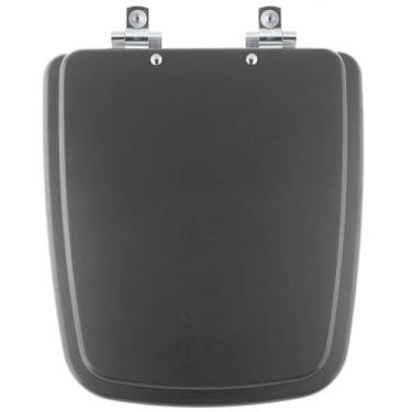 Imagem de Tampa De Vaso Sanitario Com Amortecedor Boss Noir Preto Fosco Para Bacia Incepa