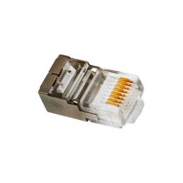 Imagem de Conector Rj45 Blindado Cat6 8 Vias - Cirilo Cabos
