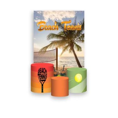 Imagem de Painel De Festa Vertical 1,50 x 2,20 + Trio De Capas Cilindro - Esport