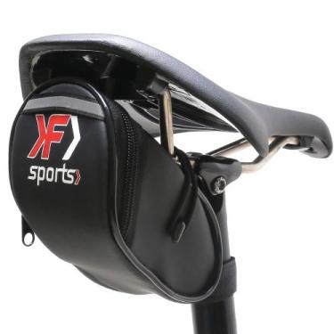 Imagem de Bolsa de Selim Para Bike F Sports Slim Impermeável Vermelha