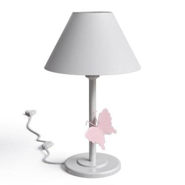 Imagem de Abajur Luminária Em Ferro Borboleta Decoração Casa - arte ferro decor