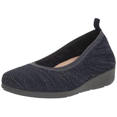 Imagem de Propét Tênis feminino sem cadarço Yen, Azul marino, 8.5 Wide