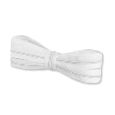 Imagem de Kit 1 Metro Zíper Nylon  N.5  + (5 Cursores Padrão) - BR, Branco
