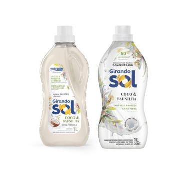 Imagem de Kit  Amaciante de Roupas Concentrado Coco Baunilha + Lava Roupa Coco B
