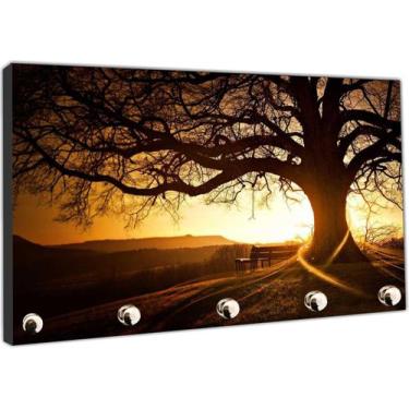 Imagem de Porta Chaves Paisagens Árvores Natureza Organizador Chaveiro - Vital Q