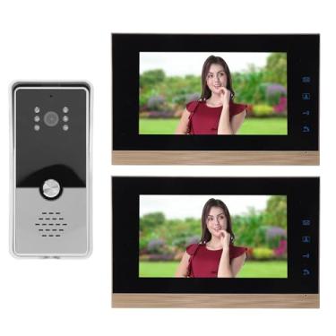 Imagem de Intercomunicador de Vídeo Com Fio, Sensor CMOS HD, Desbloqueio de Uma Tecla, Controle de Toque, Campainha, Câmera, de Intercomunicação de Campainha de Vídeo para (prata