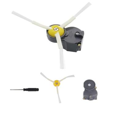 Imagem de Módulo de motor de escova lateral de 2 peças para iRobot Roomba 500, 600, 700, 800, 900 e i3 i7 e5 e6 e7 serve para aspiradores de pó de outras séries