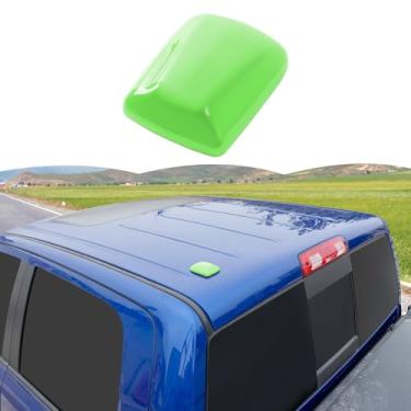 Imagem de RT-TCZ Acessórios exteriores de decoração de cobertura de antena de teto para Dodge Challenger 2009-2024, para Dodge Charger 2010-2024, para Dodge Ram 2010-2015 (verde claro)