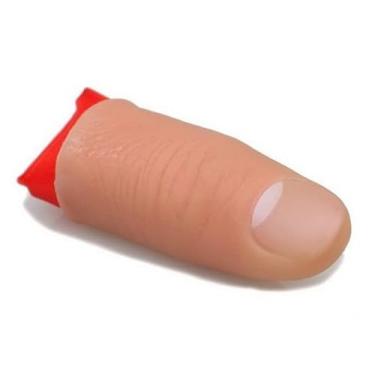 Imagem de 2 Pcs Rubber Thumb Tip Magic Tricks Magician Accessory Close up Illusions Gimmick Mentalism Prop Fake Thumb Tip Silk Vanish Magic Disappearing Silk Fake Thumb Tip Magic Trick Gimmick Accessories