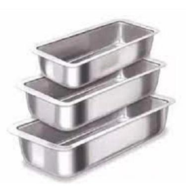 Imagem de Conjunto forma de pão 3 peças aluminio if35 - Garcia Atacadista