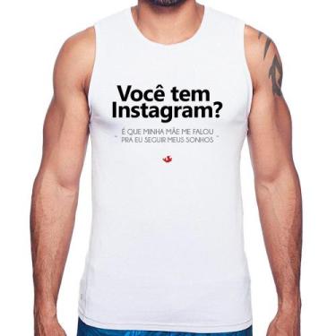 Imagem de Regata Você tem Instagram - Foca na Moda, Branco, GGG