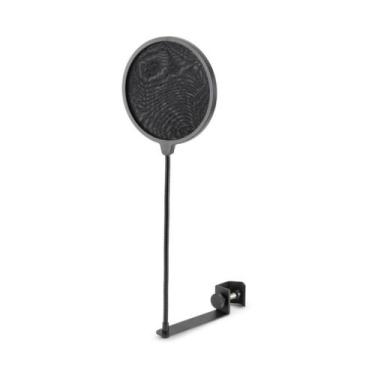 Imagem de Pop-Filter 6 Pol C Gooseneck 13'' On-Stage ASVS6GB Crom Esc - Oss-audi