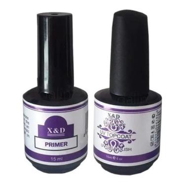 Imagem de kit Topcoat  Primer P/ Gel Uv Gel Para Unhas Profissional Xed - xd