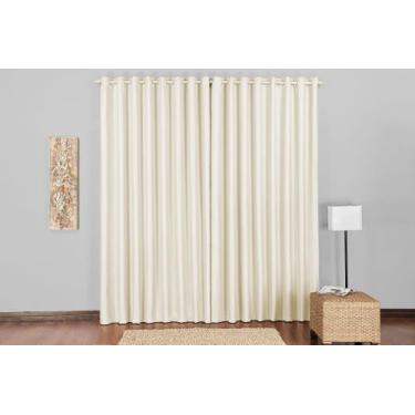 Imagem de Cortina Blackout para Varão 4 Metros x 2,60 Metros Tecido Blackout Beg