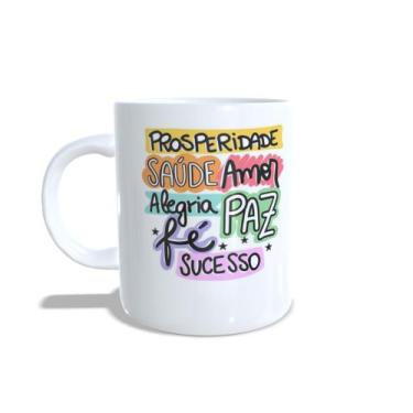 Imagem de Caneca personalizada Feliz Ano Novo PROSPERIDADE SAÚDE AMOR ALEGRIA PA