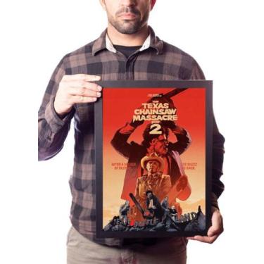 Imagem de Poster Com Moldura A3 O Massacre Da Serra Eletrica 2 - Fanarte