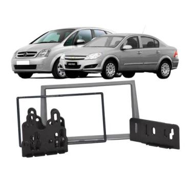 Imagem de Moldura Painel 2 Din Central Multimidia Corsa Montana Meriva Vectra 7 