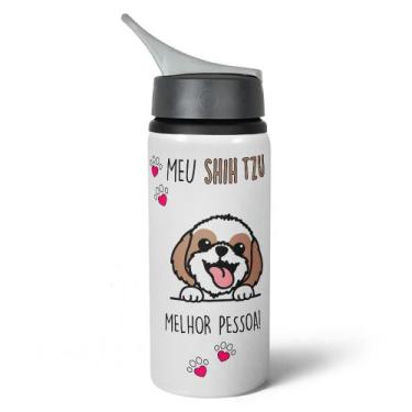 Imagem de Garrafa Squeeze NK Dog - Meu Shih tzu, melhor pessoa - M1 - JPS INFO