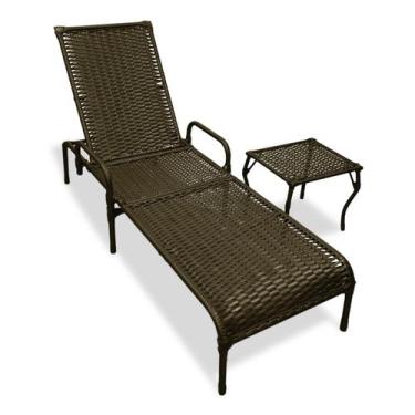 Imagem de Kit 1 Cadeira Fibra Sintética Regulável Catar + Mesa - MRD DECORA INDU