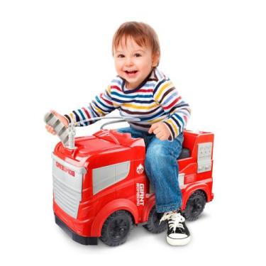 Imagem de Caminhão Bombeiro Giant - Gigante - C/ Lança Água - Roma - Roma Brinqu