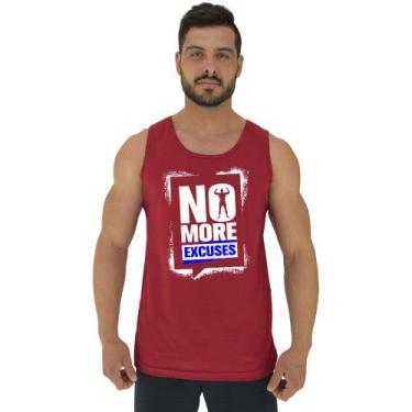 Imagem de Regata Clássica Masculina MXD Conceito No More Excuses, Vermelho, GG