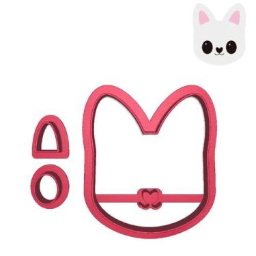 Imagem de Cortador Modular Gabby Casa Mágica Panda Gato - DOCE IMPRESSO, 8,5cm