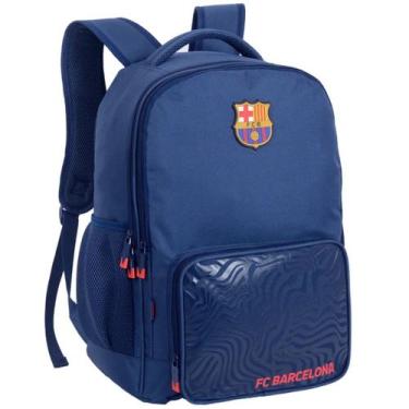 Imagem de Mochila Barcelona de Costas Azul Oficial Escolar - Xeryus - Xeryus Imp