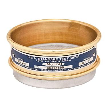 Imagem de Gilson Performer Peneira de latão/aço inoxidável V3CH #500, 7,6 cm de diâmetro, meia altura