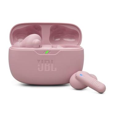 Imagem de Fone de Ouvido Sem Fio, JBL, Bluetooth, Wave Beam 2, Intra Auricular, Sem Fio, Resistente À Água e Poeira - Rosa
