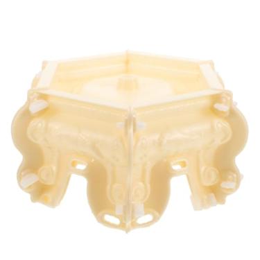 Imagem de GANAZONO Molde para vaso de flores, molde de cimento, plástico, argila de concreto, molde de plantador de suculentas, hexágono, epóxi, faça você mesmo, molde para artesanato, 30,00 x 30,00 x 18,00 cm