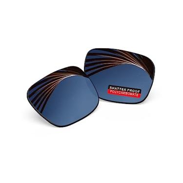 Imagem de iLikeo Lentes de reposição polarizadas de policarbonato PRO+ para óculos de sol Oakley Fuel Cell OO9096 - Irídio preto