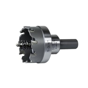 Imagem de Klein Tools 31866 Cortador de furos resistente, cortador de furo de carboneto de 3,5 cm, corta aço inoxidável, aço suave, ferro e cobre