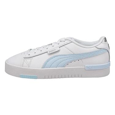 Imagem de Puma Tênis feminino Jada Renew com cadarço, Branco/azul, 40 BR