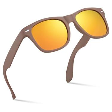 Imagem de Retro Rewind Óculos de sol infantis para meninos e meninas de 3 a 12 anos - Armação emborrachada inquebrável UV400 para crianças