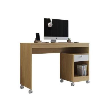 Imagem de Mesa Para Computador 01 Gaveta Com Rodizio Giga Valdemoveis - Valdemóv