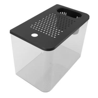 Imagem de 2 Galões de Plástico 360 Aquário, Pequeno Tanque de Peixes Com Filtro e Luz LED, para Peixes Betta, Camarão, Peixe Dourado, Tanque de Mesa, Paisagem DIY, Decoração Doméstica