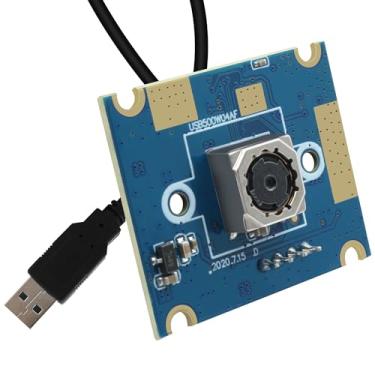 Imagem de MMlove Módulo de câmera USB de foco automático de 5 MP, Full HD 2592 x 1944 com sensor CMOS OV5640, câmera Web industrial UVC pequena incorporada para Windows/Android/Linux/MAC/Raspberry Pi PC