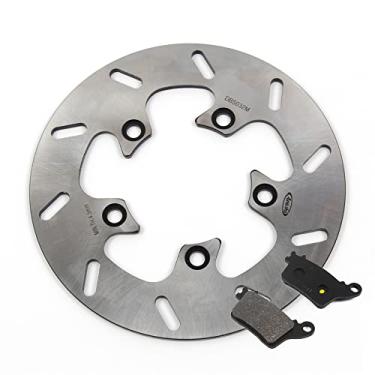 Imagem de Kit de rotor e pastilhas de disco de freio traseiro compatível com Suzuki GSXR 600 750 2011-2015, GSXR 1000 2011-2015, acessórios de substituição de motocicleta
