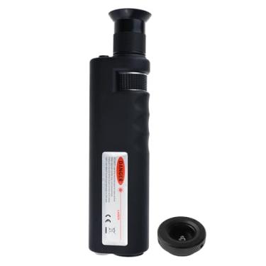 Imagem de Microscópio de fibra óptica portátil, microscópio de fibra óptica 400x, luz de LED, iluminação coaxial de 2,5 mm e adaptadores de 1,25 mm, cabo de fibra, detector de microscópio