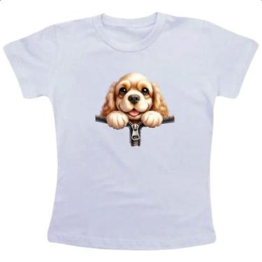 Imagem de Camiseta Infantil Cavalier King Charles Spaniel no Ziper - Alearts, 6
