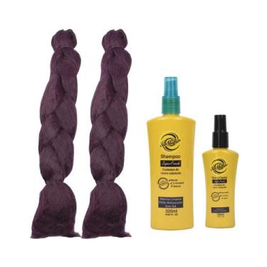 Imagem de Kit 2 Jumbo Para Trança 399g + Shampoo e Tônico Super Fresh - Ser Mulh