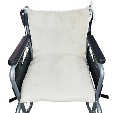 Imagem de Almofada de cama sintética sintética para cadeira de rodas, cobertor para cadeira de rodas, protetor de perna, protetor de pé, reclinável, almofada de perna, capa para apoio de pés, protetor de pé