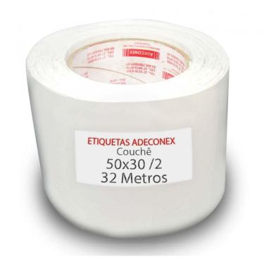 Imagem de Etiquetas para Laboratório 50x30 Mm Couchê 2 Colunas 32 Metros
