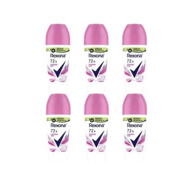 Imagem de Desodorante Roll-On Rexona 50Ml Feminino Powder - Kit C/6Un