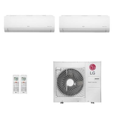 Imagem de Ar-Condicionado Multi Split Inverter LG 36.000 (1x Evap HW 9.000 + 1x Evap HW 24.000) Quente/Frio 220V								